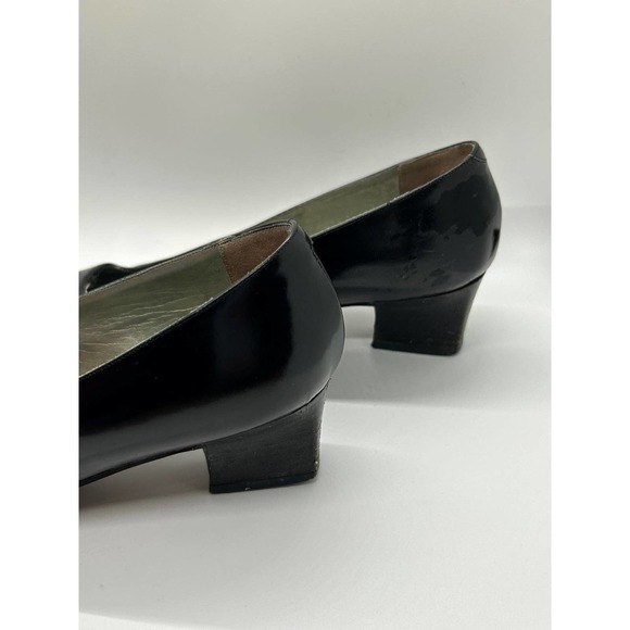 Van Eli Vintage Brown Block Heels Closed Toe Size 8M - Picture 5 of 10